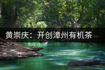 黃崇慶：開(kāi)創(chuàng)漳州有機(jī)茶先河