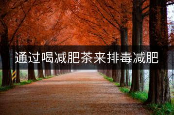 通過(guò)喝減肥茶來(lái)排毒減肥