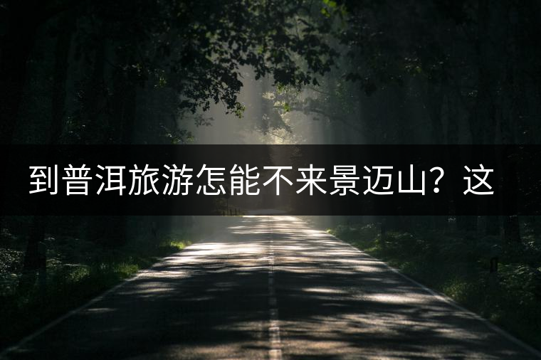 到普洱旅游怎能不來(lái)景邁山？這里的風(fēng)景美如畫(huà)！
