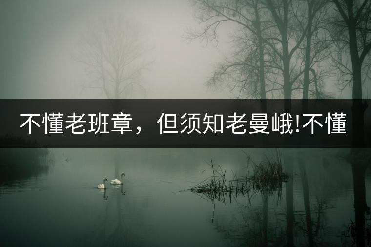 不懂老班章，但須知老曼峨!不懂老班章，但須知老曼峨！