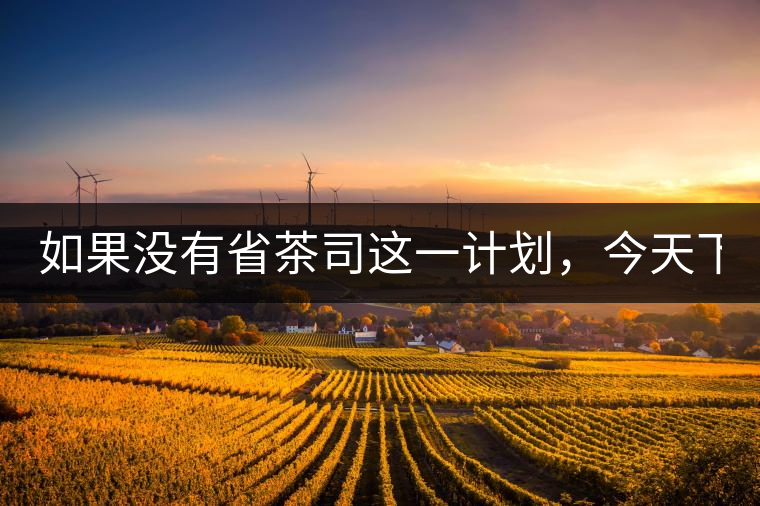 如果沒有省茶司這一計劃，今天下關茶廠的地位，或許...如果沒有省茶司這一計劃，今天下關茶廠的地位，或許高于勐海茶廠