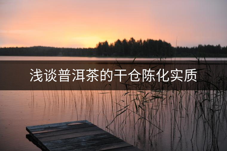 淺談普洱茶的干倉陳化實質