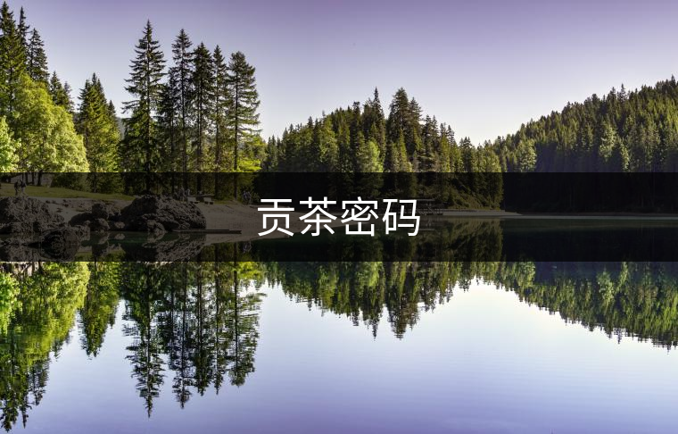 貢茶密碼 貢茶密碼