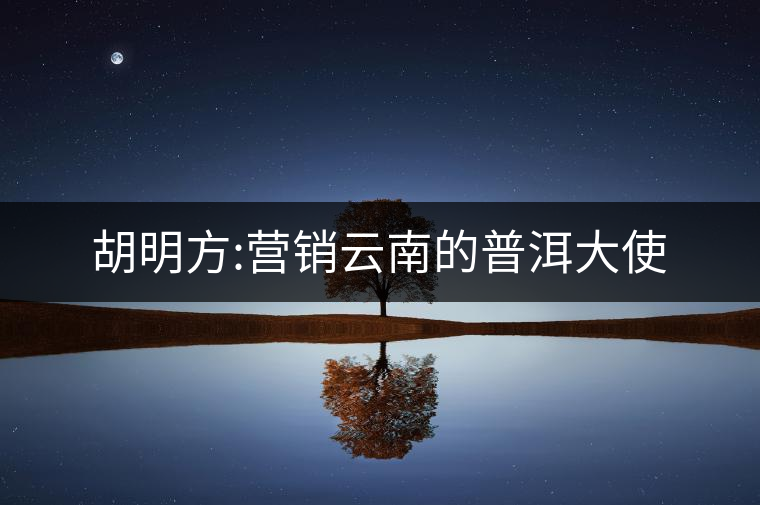 胡明方:營(yíng)銷云南的普洱大使