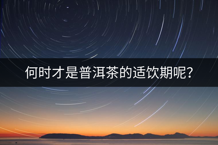 何時(shí)才是普洱茶的適飲期呢？