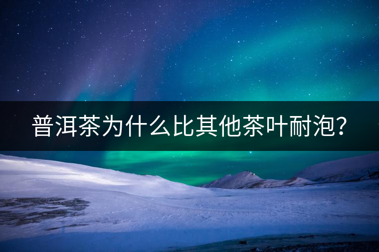 普洱茶為什么比其他茶葉耐泡？