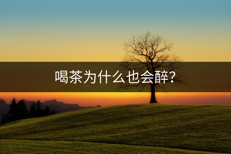 喝茶為什么也會(huì)醉？