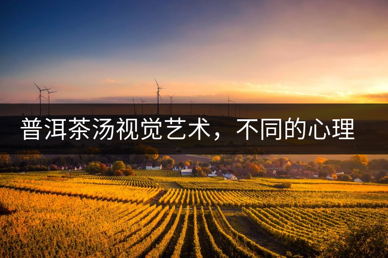 普洱茶湯視覺(jué)藝術(shù)，不同的心理享受