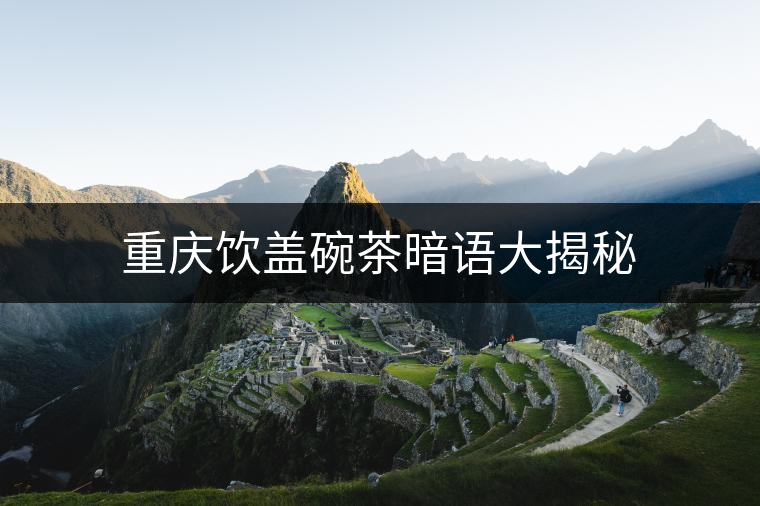 重慶飲蓋碗茶暗語大揭秘