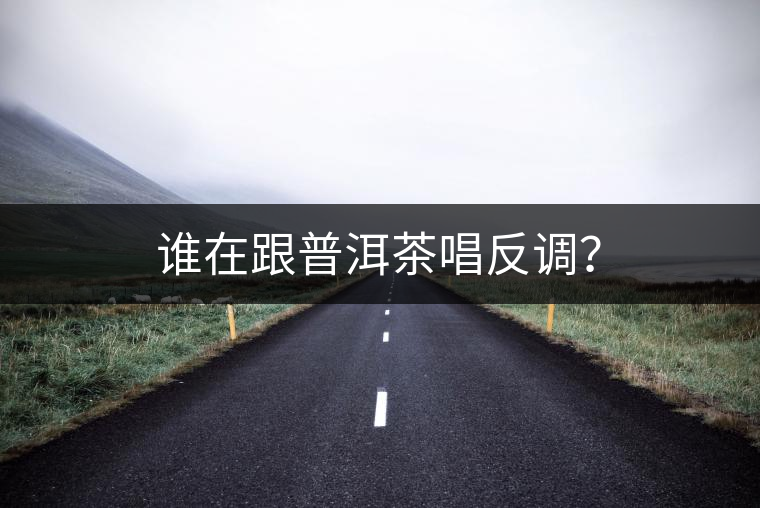 誰(shuí)在跟普洱茶唱反調(diào)？