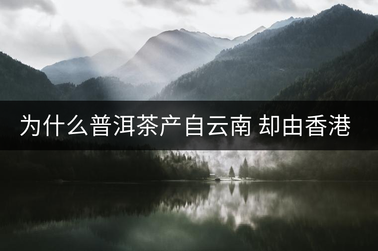 為什么普洱茶產(chǎn)自云南 卻由香港揚(yáng)名世界