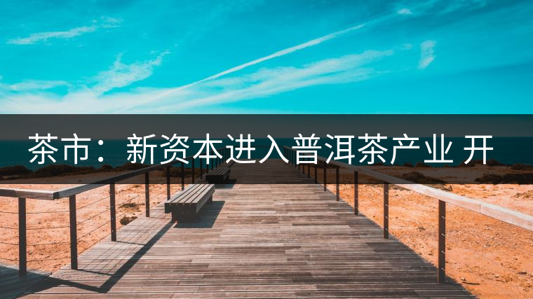 茶市:新資本進(jìn)入普洱茶產(chǎn)業(yè) 開拓大眾消費(fèi)市場(chǎng)是出路 茶市:新資本進(jìn)入普洱茶產(chǎn)業(yè) 開拓大眾消費(fèi)市場(chǎng)是出路