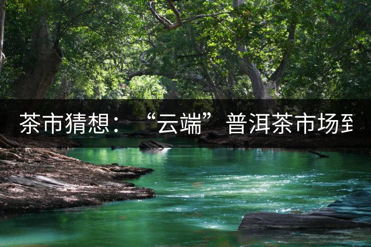 茶市猜想:“云端”普洱茶市場(chǎng)到來了! 茶市猜想:“云端”普洱茶市場(chǎng)到來了!