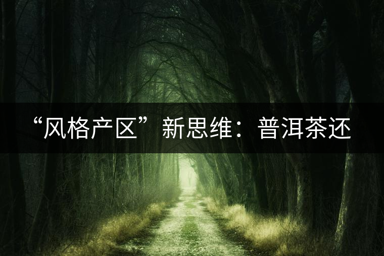 “風(fēng)格產(chǎn)區(qū)”新思維：普洱茶還有無(wú)必要再區(qū)分山頭？
