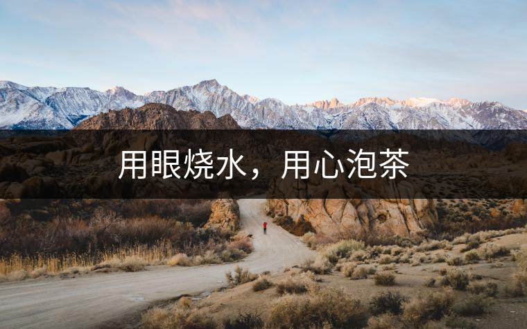用眼燒水，用心泡茶