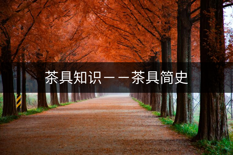 茶具知識(shí)--茶具簡史 茶具知識(shí)--茶具簡史