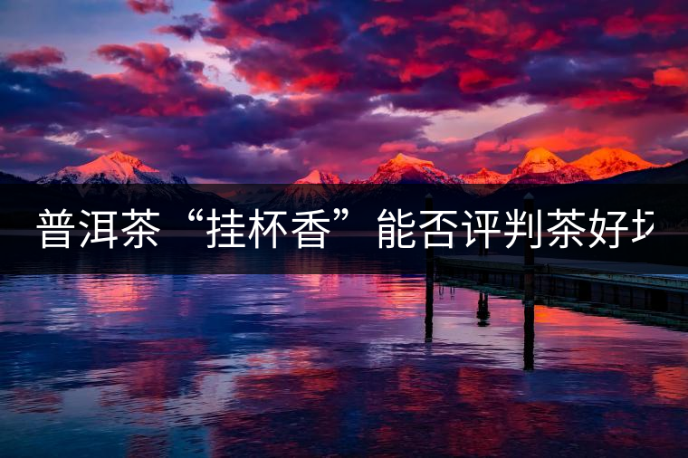 普洱茶“掛杯香”能否評判茶好壞？