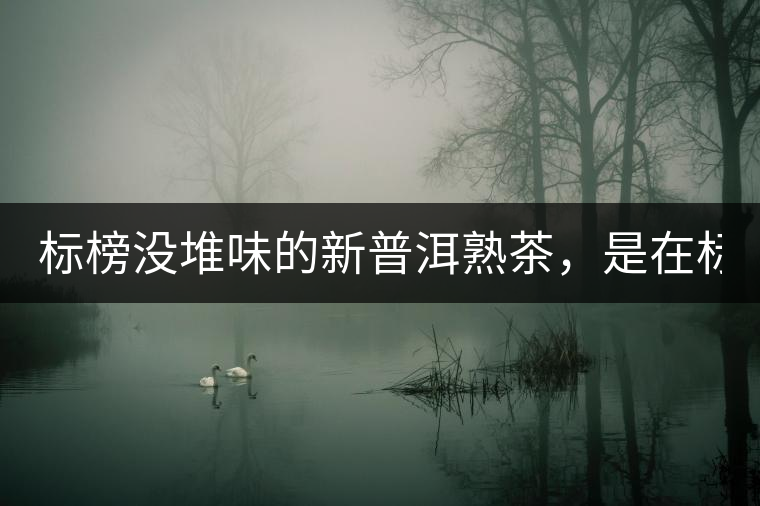 標(biāo)榜沒堆味的新普洱熟茶，是在標(biāo)榜無知！