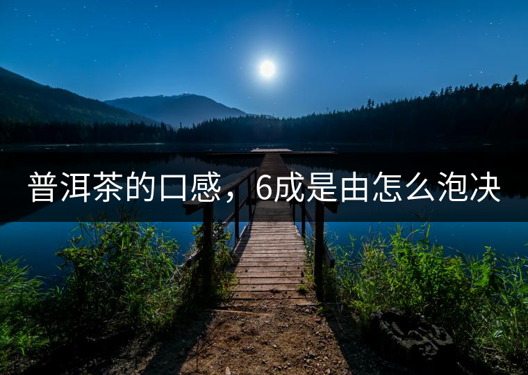 普洱茶的口感，6成是由怎么泡決定的！