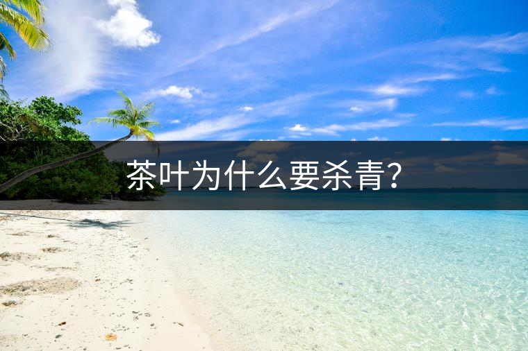 茶葉為什么要殺青？
