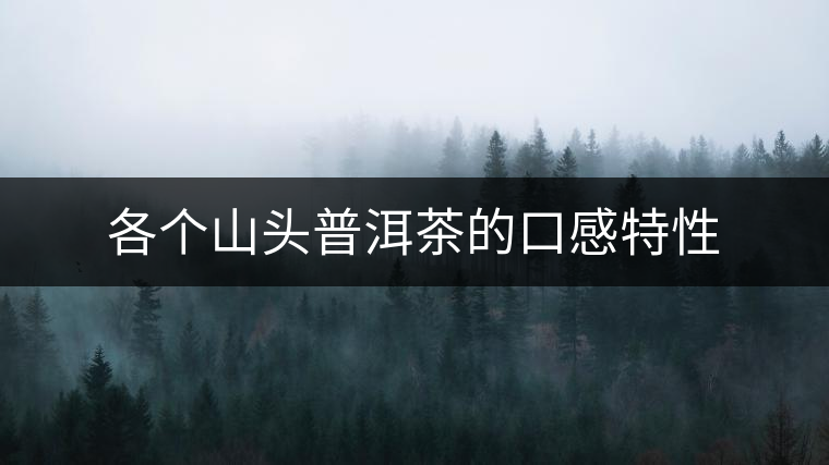 各個(gè)山頭普洱茶的口感特性