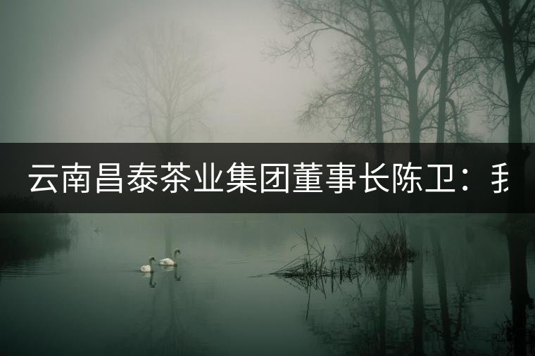 云南昌泰茶業(yè)集團董事長陳衛(wèi):我為中式文化代言 以品為上 云南昌泰茶業(yè)集團董事長陳衛(wèi):我為中式文化代言 以品為上
