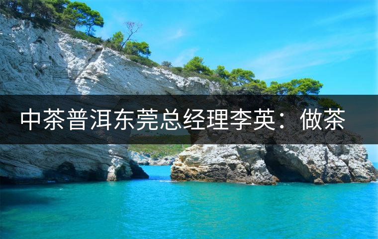 中茶普洱東莞總經(jīng)理李英：做茶應(yīng)該“心思簡靜”
