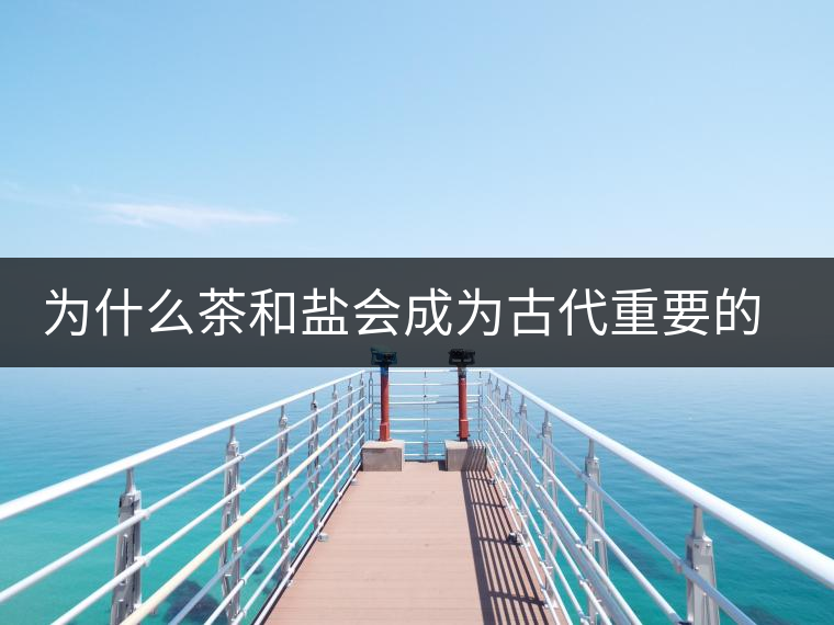 為什么茶和鹽會(huì)成為古代重要的經(jīng)濟(jì)戰(zhàn)略物資？