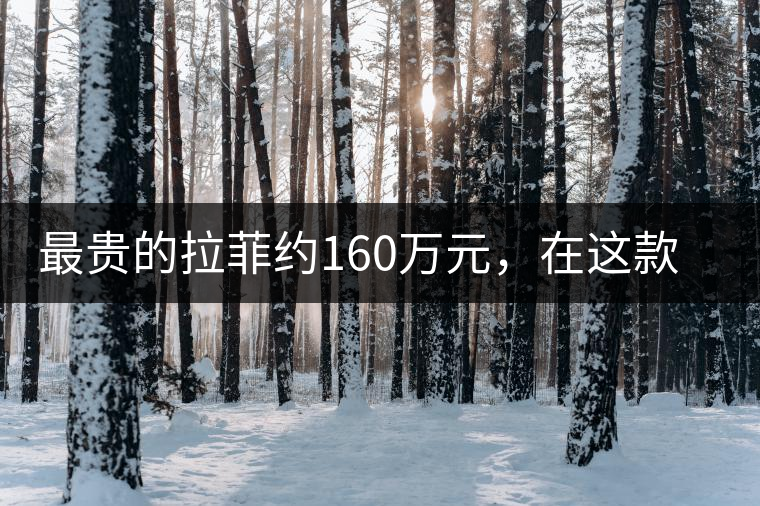 最貴的拉菲約160萬元，在這款普洱面前直接被秒成渣