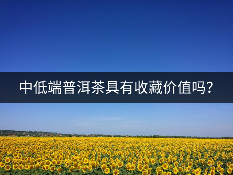 中低端普洱茶具有收藏價(jià)值嗎？