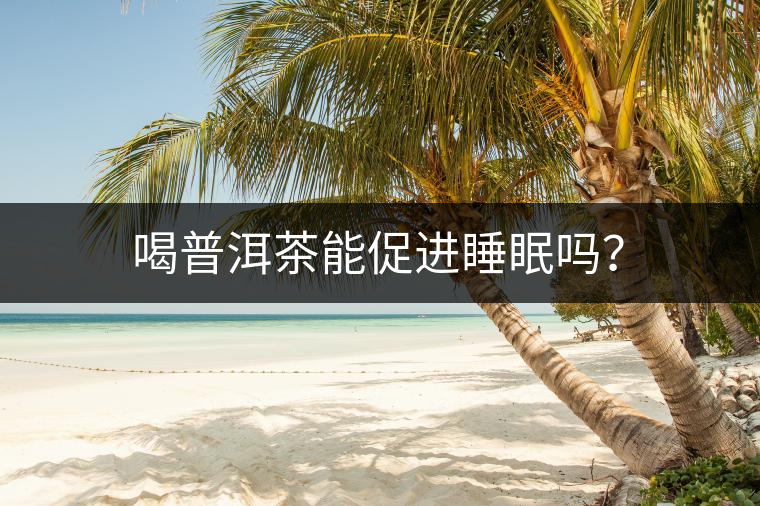 喝普洱茶能促進睡眠嗎？