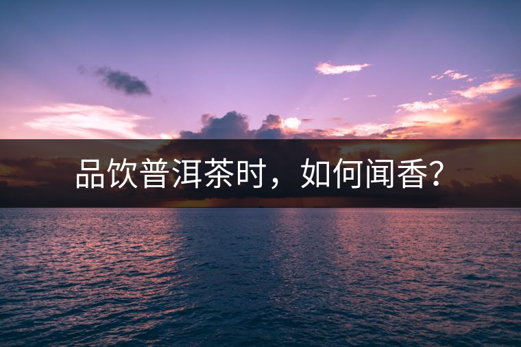 品飲普洱茶時，如何聞香？