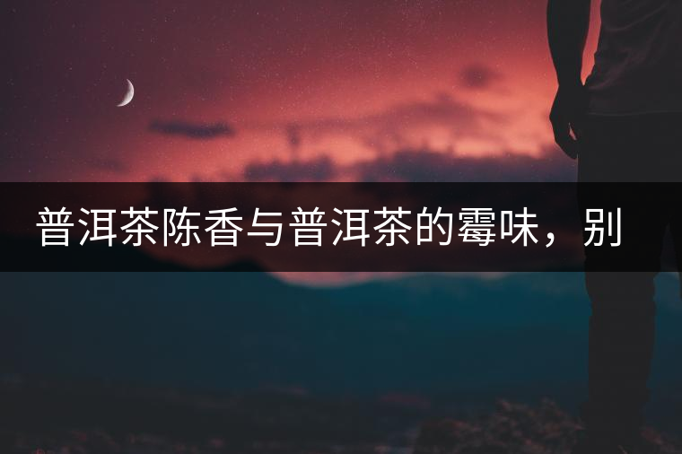 普洱茶陳香與普洱茶的霉味，別把它們給搞混了