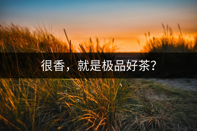 很香，就是極品好茶？