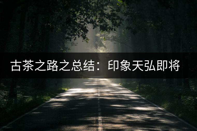古茶之路之總結(jié)：印象天弘即將上市，全面接受預(yù)定