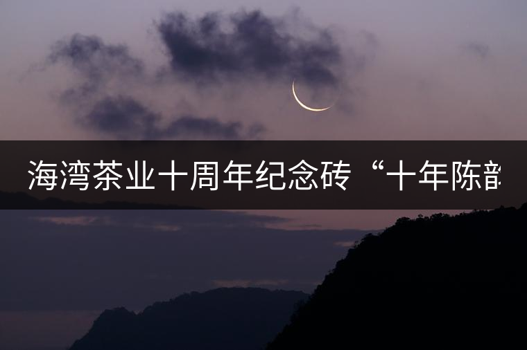海灣茶業(yè)十周年紀念磚“十年陳韻”品鑒！