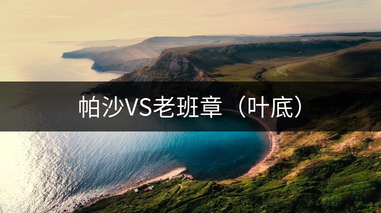 帕沙VS老班章(葉底) 帕沙VS老班章(葉底)