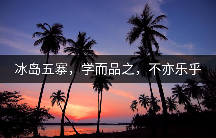 冰島五寨，學(xué)而品之，不亦樂乎