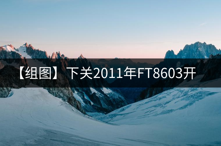【組圖】下關2011年FT8603開湯 【組圖】下關2011年FT8603開湯