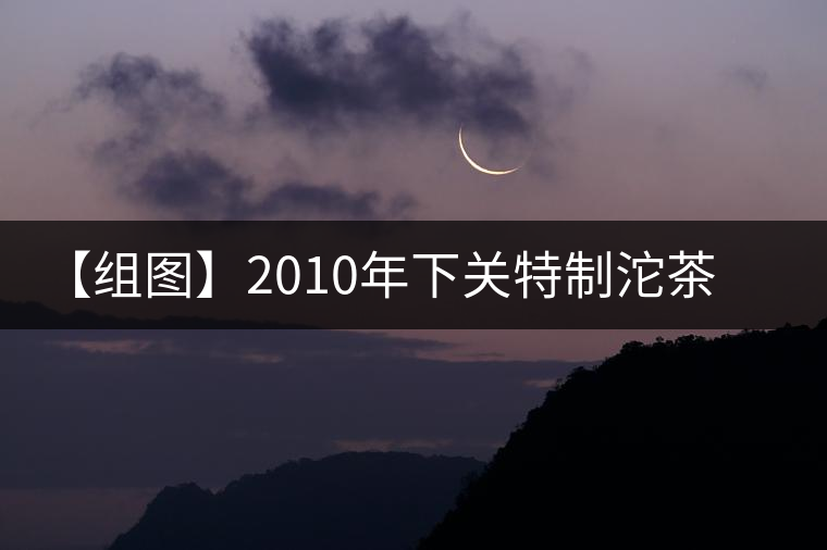 【組圖】2010年下關(guān)特制沱茶開湯