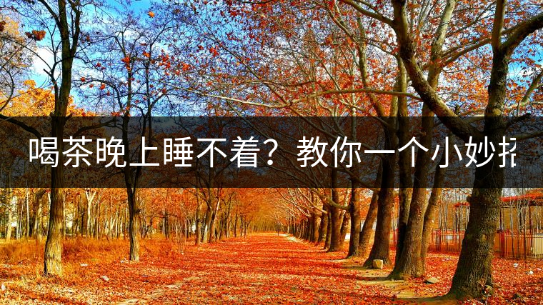 喝茶晚上睡不著？教你一個(gè)小妙招！