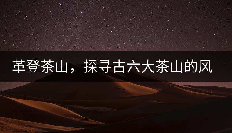 革登茶山，探尋古六大茶山的風(fēng)采