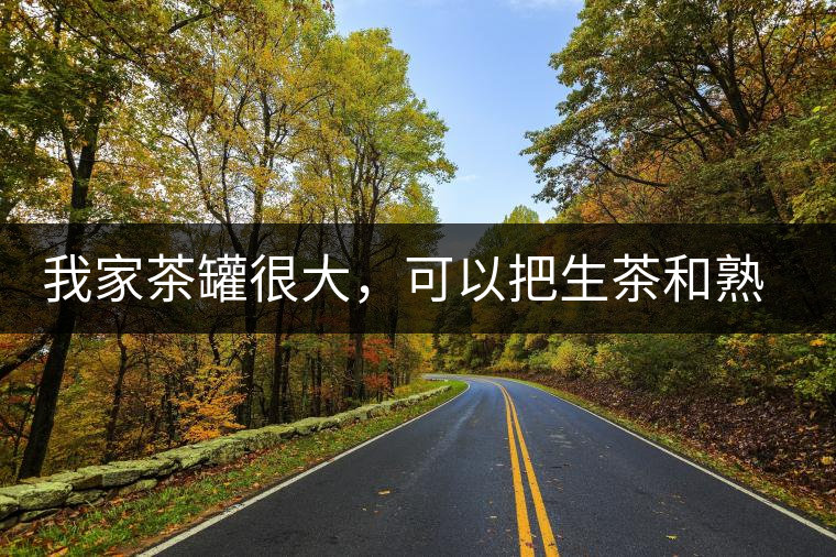 我家茶罐很大，可以把生茶和熟茶，放在一起儲存嗎？