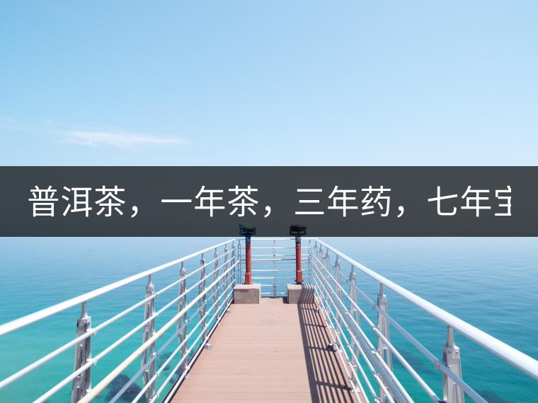普洱茶，一年茶，三年藥，七年寶2020年為自己存點好茶