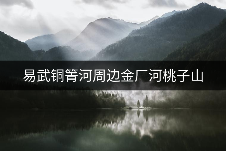 易武銅箐河周邊金廠(chǎng)河桃子山