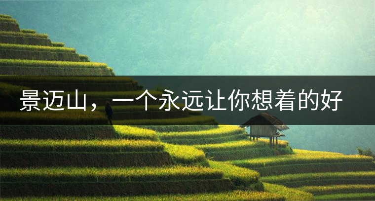 景邁山，一個(gè)永遠(yuǎn)讓你想著的好地方