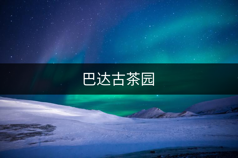 巴達(dá)古茶園