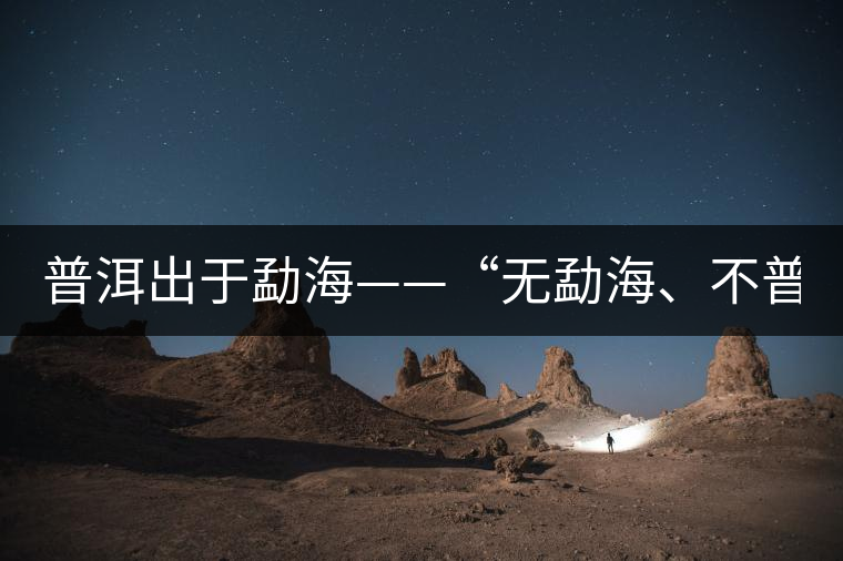 普洱出于勐?！盁o勐海、不普洱”