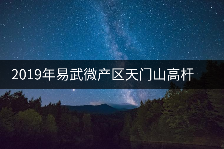 2019年易武微產(chǎn)區(qū)天門山高桿古樹茶品鑒筆記 2019年易武微產(chǎn)區(qū)天門山高桿古樹茶品鑒筆記