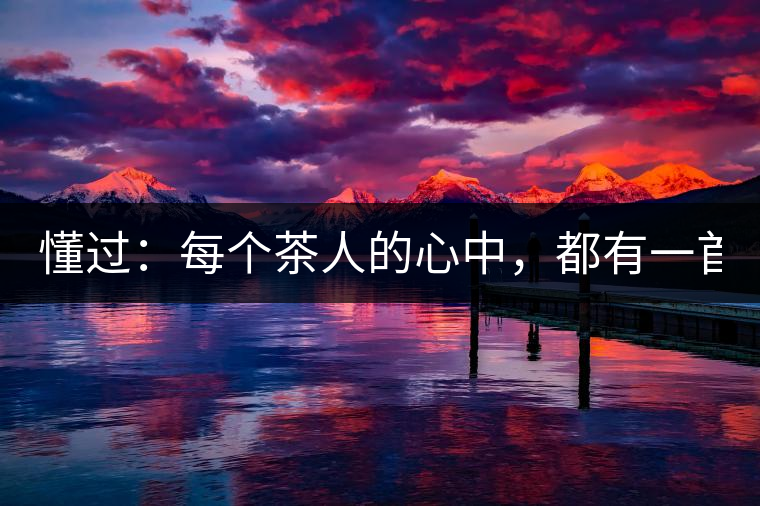 懂過：每個(gè)茶人的心中，都有一首李宗盛！